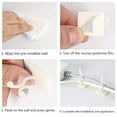 thumbnail image 3 of EIMELI 50Pcs Climbing Plant Fixture Clips Garden Vines Sticky Clips Wall Vines Fixed Holder, 3 of 10