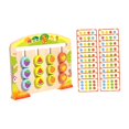 thumbnail image 4 of Juego de mesa de rompecabezas deslizante con combinación de colores, tablero de actividades de clasificación, aprendizaje Montessori estilo frutal, 4 of 9
