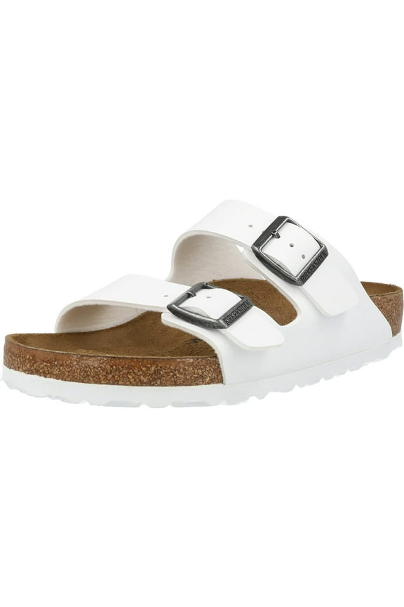 Men's Slides, White, 8