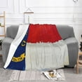 thumbnail image 7 of North-Carolina Flag Art Throws Blanket Fleece Soft Cozy Warm Plush for Travel Chair Bedroom Living Room Sofa 40"x30", 7 of 7
