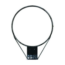 Moyitang 18 inch Basketball Rim 16 mm Steel Tube Basketball Hoop for Yard Lawn Garden Black