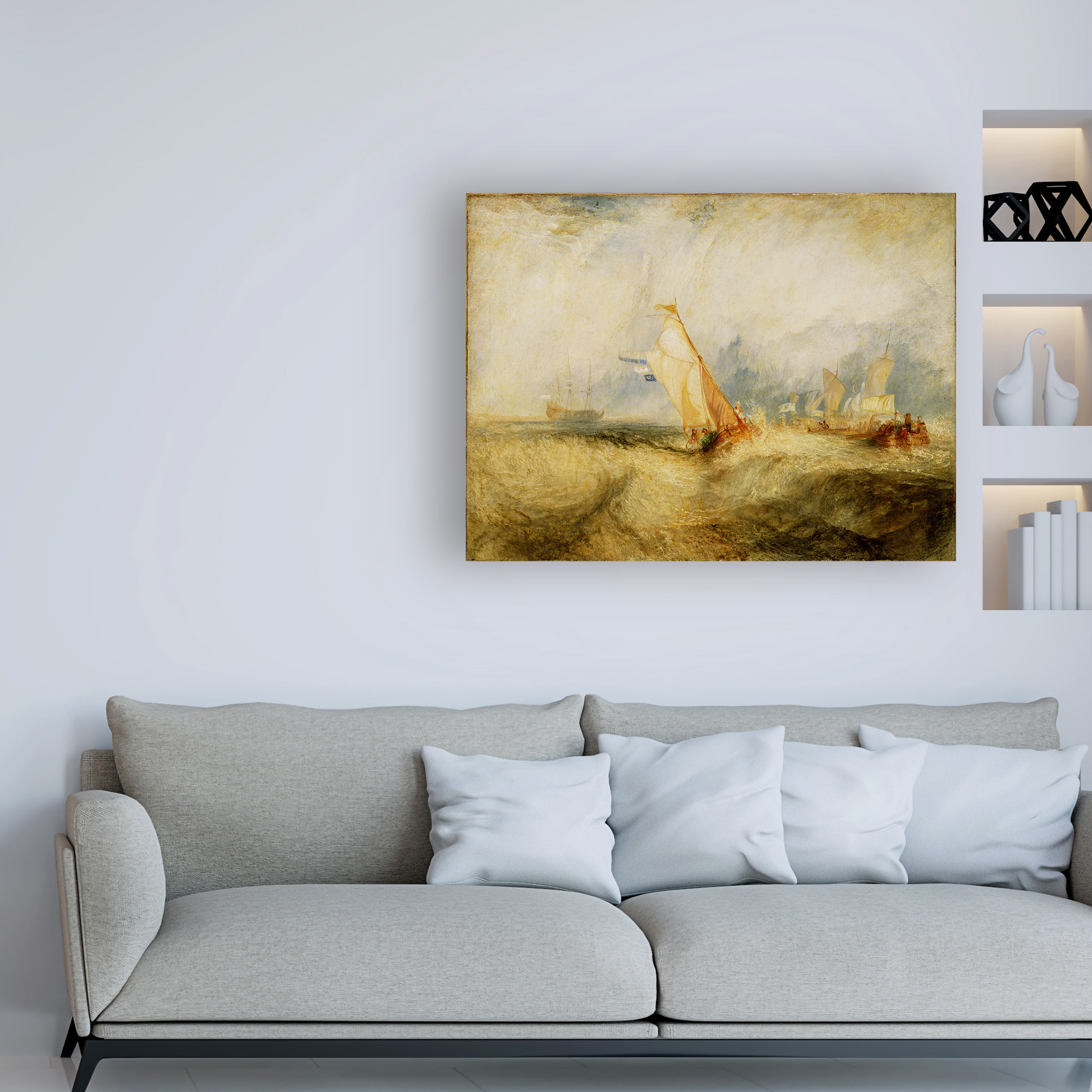 Turner 'Van Tromp' Canvas Art