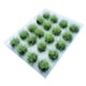 thumbnail image 3 of Mechones de hierba DIY Césped artificial Artesanía realista Mechones de arbustos de tierras bajas en miniatura Verde claro, 3 of 8