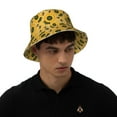 thumbnail image 6 of Kdxio Reflective Bucket Hat - Bees and Sunflowers Print Bucket Hat for Men,Women, 6 of 9