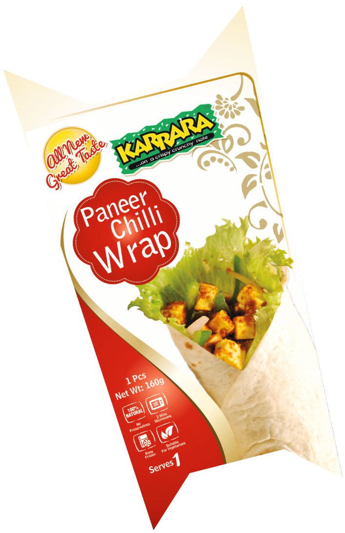 Karrara Paneer Chilli Wrap