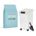 thumbnail image 1 of IRIS 13 kg Airtight Pet Food Container Dog & Cat Food Storage Bin, 1 of 8