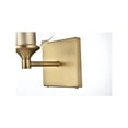 thumbnail image 4 of Living District 6" Wall Sconce In Satin Gold, 4 of 8