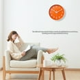thumbnail image 6 of 2CFun 12" Quartz Modern Indoor Wall Clock, Silent Mechanism, 6 of 8