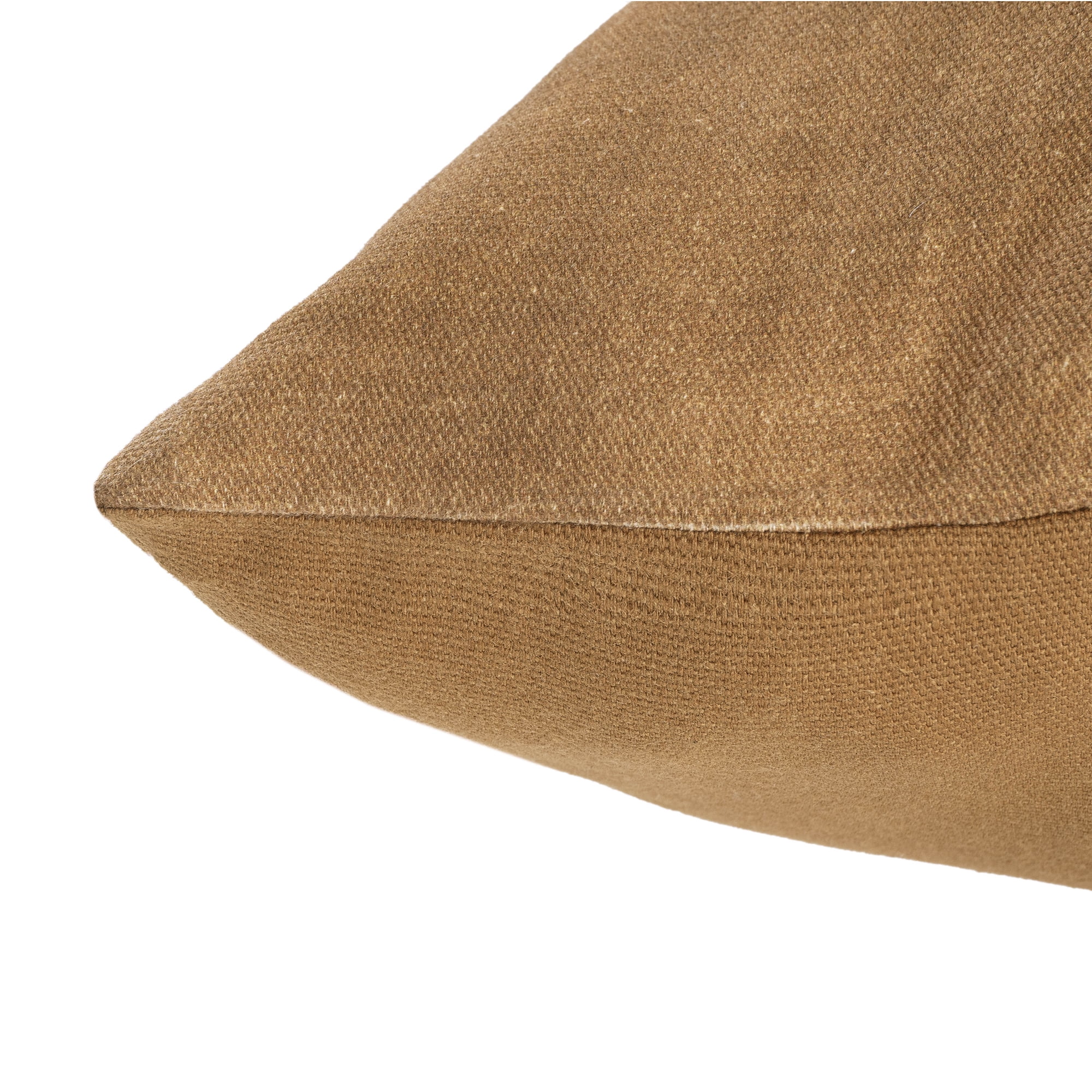 Harlow Hill 24" x 24" Almond/Beige Patchwork Cotton Adult Decorative Throw Pillow