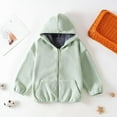 thumbnail image 2 of Gaexia Boys Reversible Hooded Jacket Warm Outerwear For Kids All Season Comfortable Youth Coat Durable Windproof Design, 2 of 6