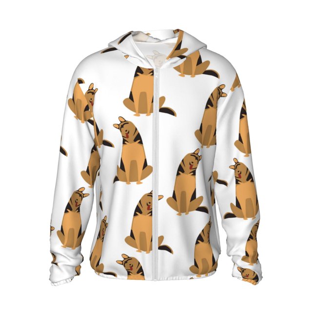 Fotbe German Shepherd Dog Chaqueta con Protección Solar UPF 50+ para Hombre y Mujer, Camisa con Capucha y Bolsillos-XX-Large