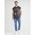 thumbnail image 3 of Ghostface Men's and Big Men's Graphic Print Muscle Tank Top, Sizes XS-5XL, 3 of 5