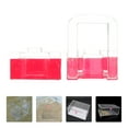 thumbnail image 1 of FUTUREORYY 4pcs Box Hasp Latch Acrylic Rosy Prevent Pet Safety, 1 of 5