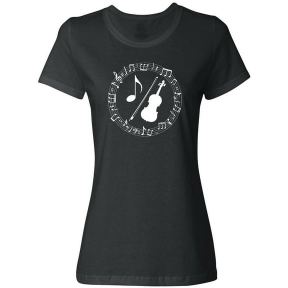 Inktastic Violin Gift for Violinist Women's T-Shirt