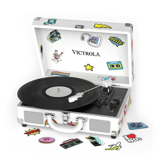 Victrola Canvas Bluetooth Suitcase Record Player