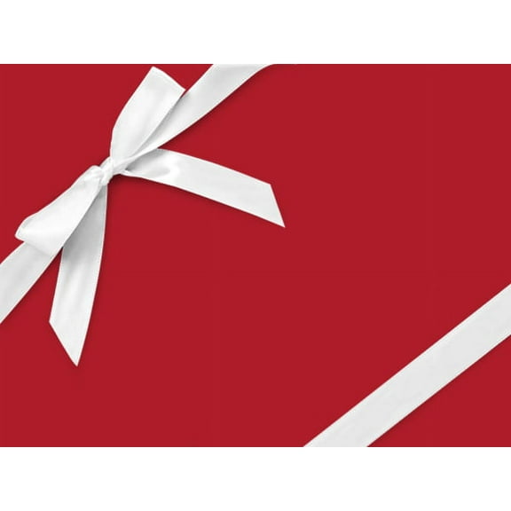 Pack of 1, Red Velvet 30" x 417' Half Ream Roll Gift Wrap for Holiday, Party, Kids' Birthday, Wedding & Special Occasion Packaging