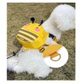 thumbnail image 3 of Mochila para Cachorros con Estampado y Correa, Bolsa Multifuncional para golosinas para Mascotas, Accesorio para Mascotas para Perros y Gatos (Color: Abeja, Tamaño : Pecho 25-41cm), 3 of 5