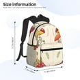 thumbnail image 2 of Disketp Frog Sitting On Mushroom Mochila Ligera Clásica con Múltiples Bolsillos, Mochila Casual para Hombre y Mujer, Ideal para Escuela, Trabajo y Viajes, 2 of 6