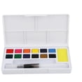 thumbnail image 1 of Paleta de acuarela TUNC con 12 colores y esponja de limpieza para principiantes, 1 of 5