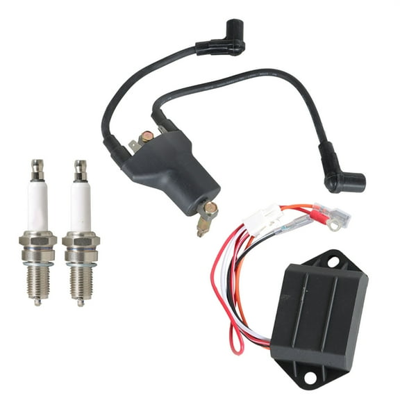 LABLT Golf Cart Ignition Coil CDI Ignitor Replacement for EZGO Gas 4 Cycle 1991-2002
