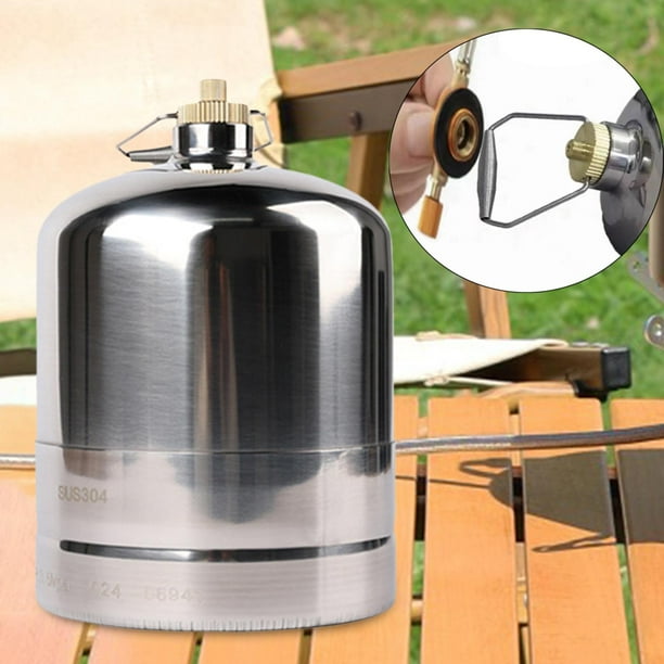 koolsoo Gas Canister Camping Gas Tank Empty Refillable Practical Gas Bottle. Gas Fuel Canister for Backpacking Hiking Gas Burner BBQ 5L Walmart