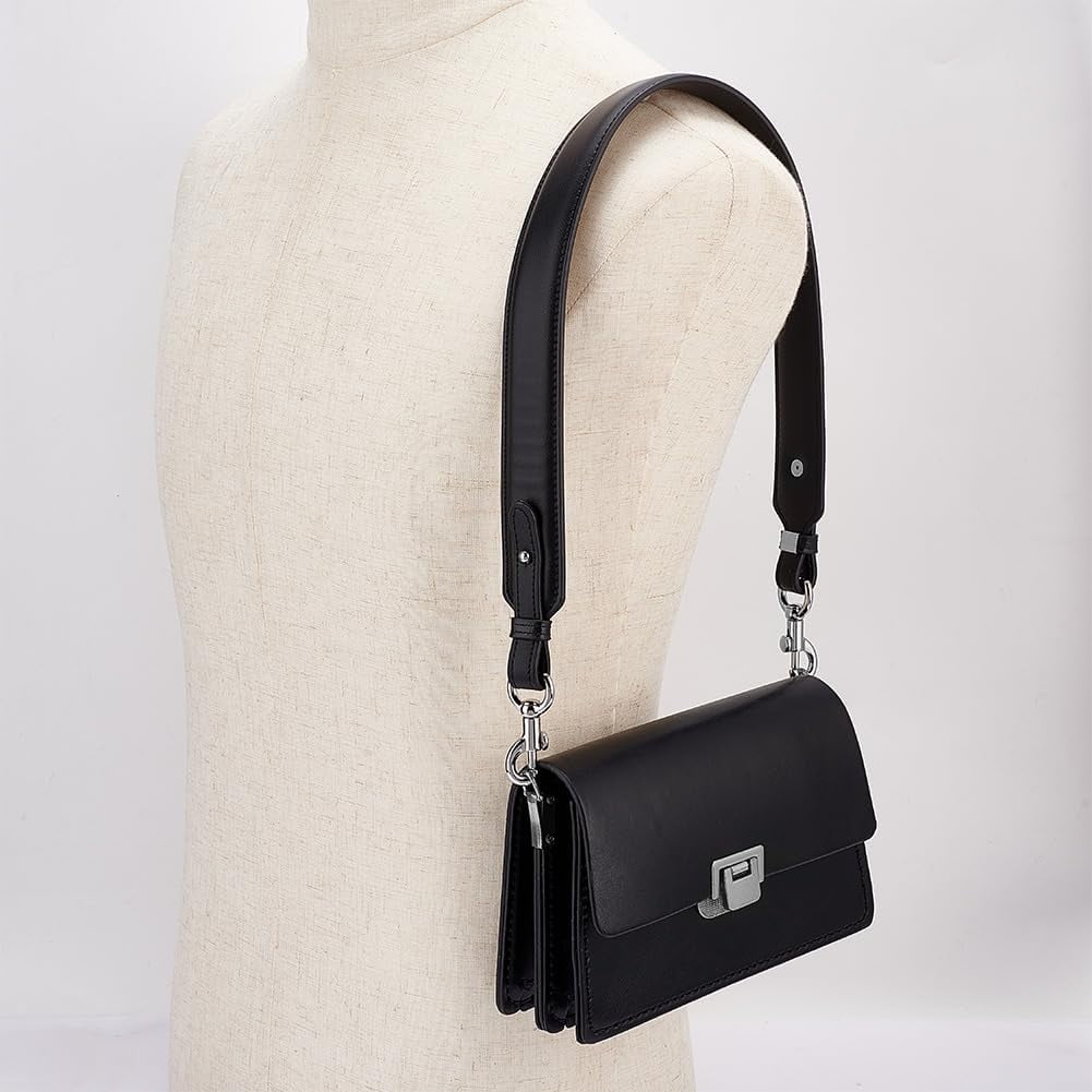 120c PU Leather Chain Strap Adjustable DIY Shoulder Strap Cross-Body etal Replaceent Handbag