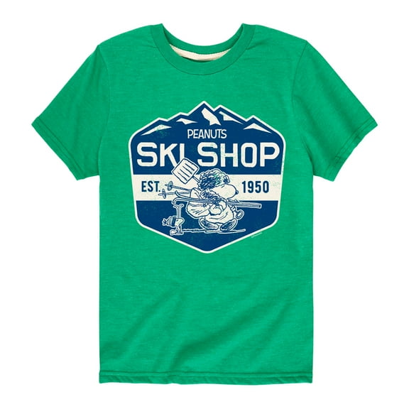 Snoopy and Woodstock Ski Shop - Toddler And Youth Short Sleeve Graphic T-Shirt