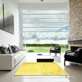 thumbnail image 6 of Ahgly Company Indoor Rectangle Contemporary Yellow Abstract Area Rugs, 4' x 6', 6 of 6