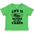 thumbnail image 3 of Inktastic Life is Better at the Cabin with Trees and Moon Boys or Girls Toddler T-Shirt, 3 of 5