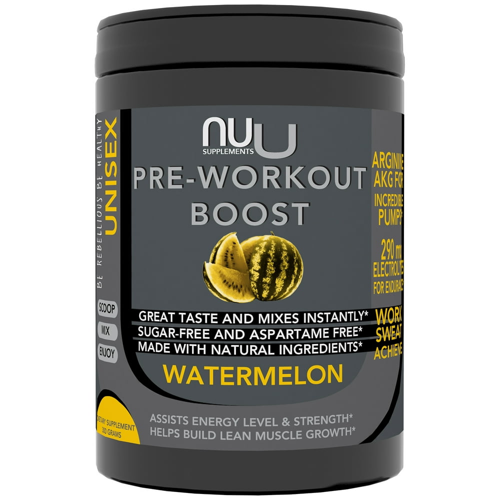 NU U Supplements PreWorkout Boost Tone up +Increase
