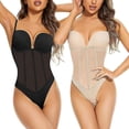 thumbnail image 2 of Body Gainant pour Femmes, sous-Vêtements Amincissants, String Dos Nu, Corset Rehausseur pour Mariage, 2 of 5