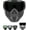 Black, variant on TripleHBB Detachable Full Face Goggle Mask,Goggle Mask for Welding & Riding,Anti-Fog Windproof Impact Resistant Face Protection Shield,Dust Protection Face Shield for Men Women