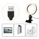 thumbnail image 2 of Iluminación para videoconferencias, anillo de luz para selfies de 6,3" con soporte para videoconferencias, 2 of 5