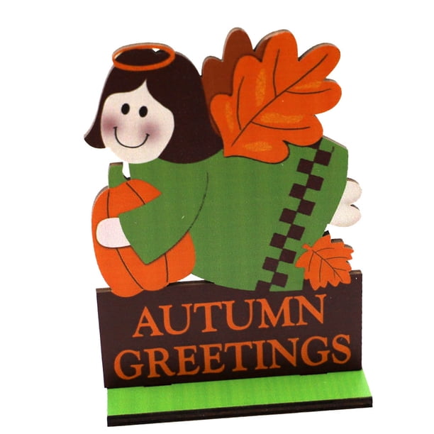 Yuarrent Adornos de Halloween Búho Verduras Acción de Gracias Cosecha de otoño Vajilla para el hogar Decoraciones Patrón de dibujos animados Centro de Kits de decoración para fiestas JM00500 Yuarrent HA063881-03
