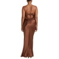 thumbnail image 6 of Elegant Satin Long Maxi Dress for Women Bodycon Strapless Tube Dress Evening Cocktail Night Party Wedding Banquet Dress, 6 of 7