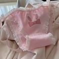 thumbnail image 3 of Yokua Sweet Ruffle Lace Edge Underwear Tie String Panties Japanese Lingerie Briefs, 3 of 17
