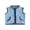 Sky Blue-Goose, variant on Toddler Baby Boy Girl Thin Fleece Vest Jacket Infant Boy Fall Winter Clothes Zip Up Stand Collar Goose Embroidery Sleeveless Jacket Pocket
