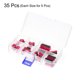 thumbnail image 3 of Kit de interruptores DIP de doble fila de 35 piezas de Uxcell en caja, posiciones 1, 2, 3, 4, 6, 8, 10, tipo de interruptor PCB de 2.54 mm, 3 of 5