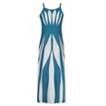 thumbnail image 3 of Robe d'Été pour Femmes Imprimée Col en V Sans Manches Bretelles Robe Chandail, Robe pour Femmes Robe d'Été, Robe d'Été pour Femmes, 3 of 6