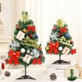 thumbnail image 4 of putnchl 45cm 60cm Christmas Tree Ornaments Desktop Small Tree Christmas Tree Set, 4 of 4