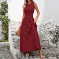 thumbnail image 2 of Women's Casual Dresses Elegant Solid-Colour Summer Dress Outings New Women's Party Dress, 2 of 6
