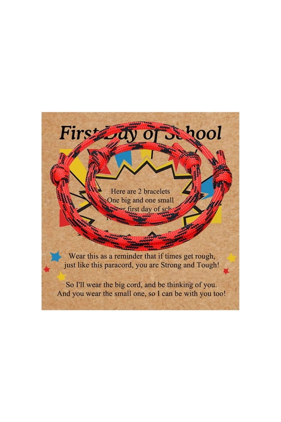 First Day Of Kindergarten Bracelet Back to School Bracelet First Day Of School Bracelet As Kindergarten Bracelet Mommy and Me Mother Son Bracelets Back to School Gifts for Boys