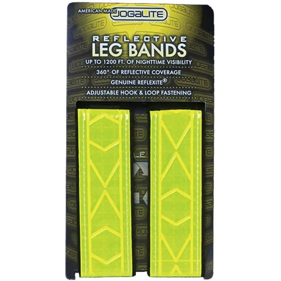Jogalite Reflective Band - Made With Genuine Reflexite, By Jogalite (Pair of Two)