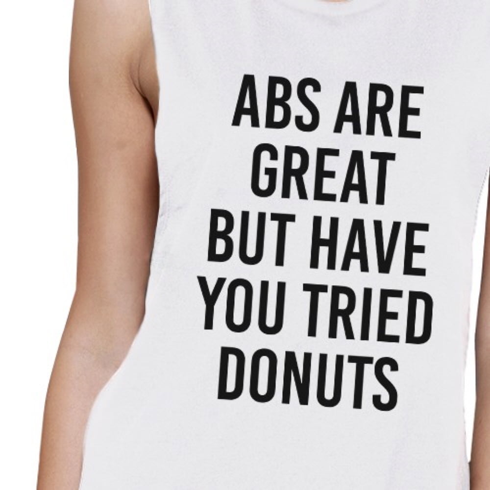 Abs Are Great Womens Black Muscle Tanks Funny Gym Shirts Gift Ideas - 365  IN LOVE - Matching Gifts Ideas