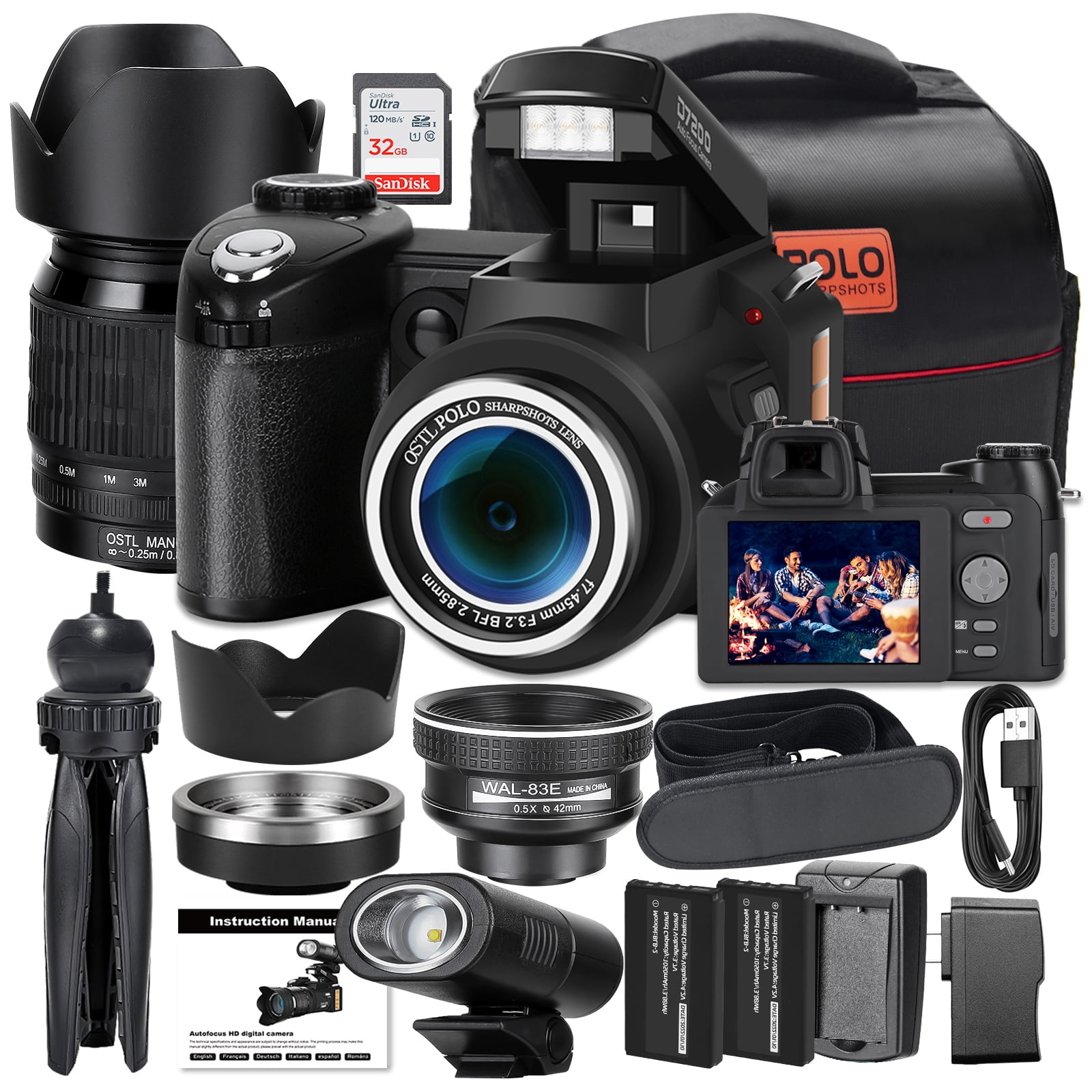 NBD DSLR Camera ,33MP Digital SLR Camera 4K Digital Camera Camcorder