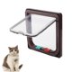 thumbnail image 2 of M Buder Puerta con Tapa para Gatos y Perros Pequeños Cerradura de 4 Vías Café S, 2 of 9