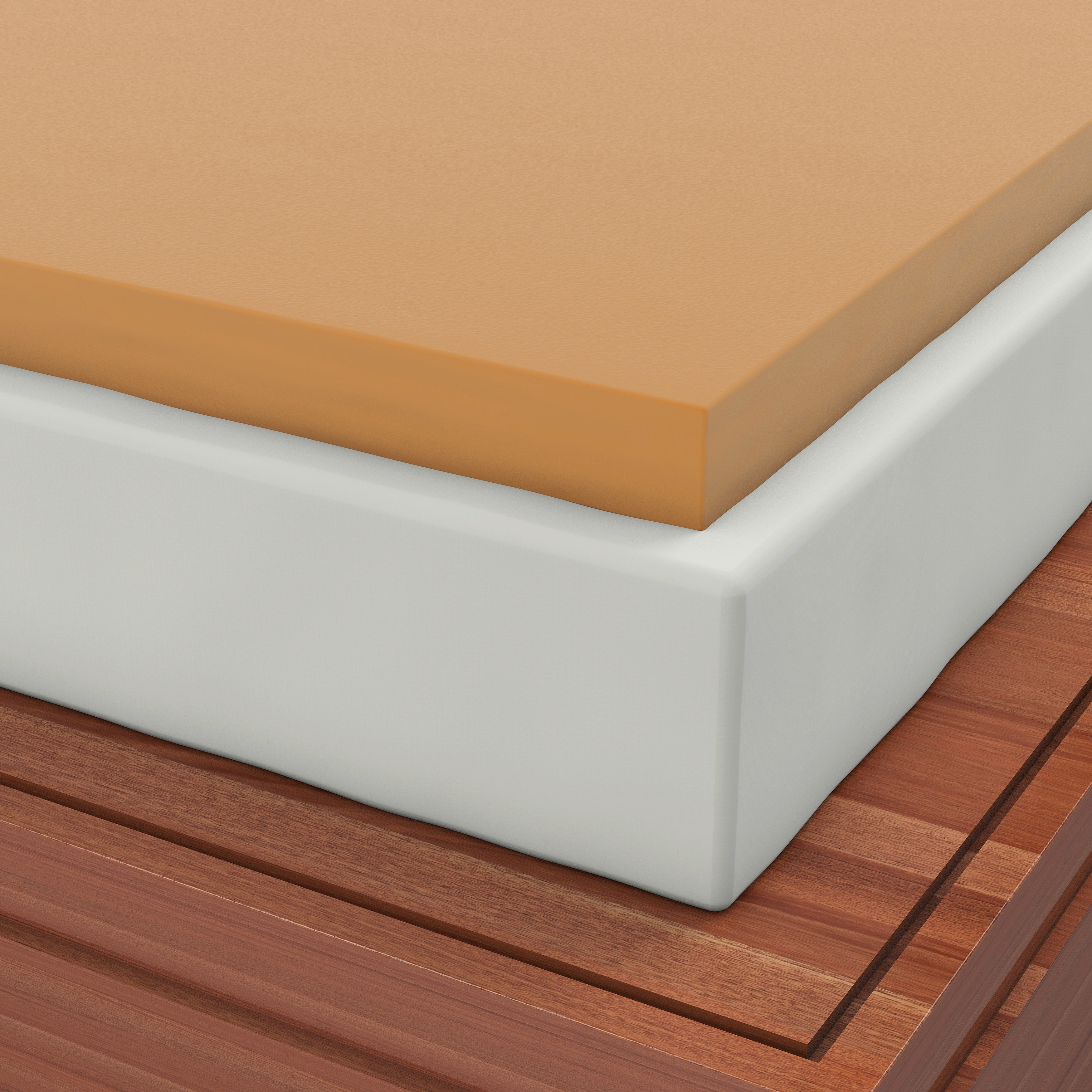 Zippered Cover included with Queen 1 Inch Soft Sleeper 5.5 Visco