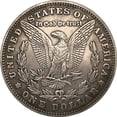 thumbnail image 2 of Moneda Morgan Hobo, estilo antiguo, conmemorativa, 1881, pirata, 2 of 2