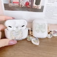 thumbnail image 6 of For AirPods 2 Pro 3 Case Dreamy Colorful Heart Bow Keychain Soft Cute Shell Bluetooth Earphone Charging Box Cover for Air Pods 2 (Clear,For AirPods 1 or 2), 6 of 7