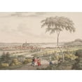 thumbnail image 2 of Søren L. Lange 24x18 Black Ornate Framed Double Matted Museum Art Print Titled: Haderslev (1822 - 1823), 2 of 5